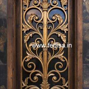Modern Gate Grill Design with Minimalist Pattern No-3363