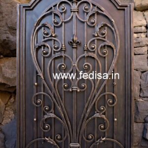 Black and Gold Gate Grill Design Inspiration No-3365