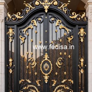 Stylish Iron Gate Grill Design with Modern Appeal No-3370