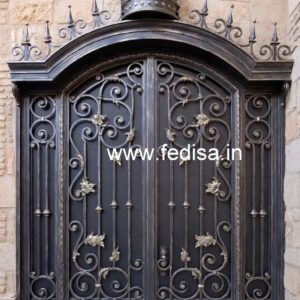 Heavy Iron Gate Grill Design for Luxury Homes No-3372