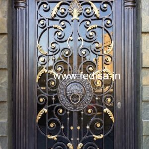Front House Gate Grill Design with Elegant Pattern No-3373