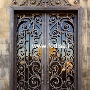 Modern Exterior Gate Grill Design for Villas No-3374