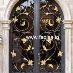 Elegant Iron Grill Gate Design for Main Doors No-3380