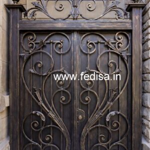 Royal House Gate Grill Design for Luxury Entrance No-3389