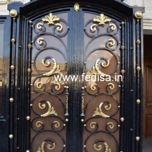 Creative Main Gate Grill Design for House Fronts No-3394
