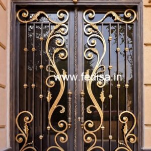 Modern CNC Gate Grill Design for Stylish Homes No-3431