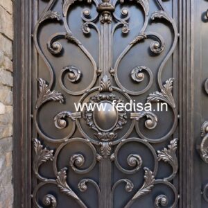 Stylish Royal Gate Grill Design for Luxury Villas No-3433