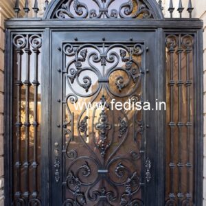 Modern Black Iron Gate Grill Design Inspiration No-3441