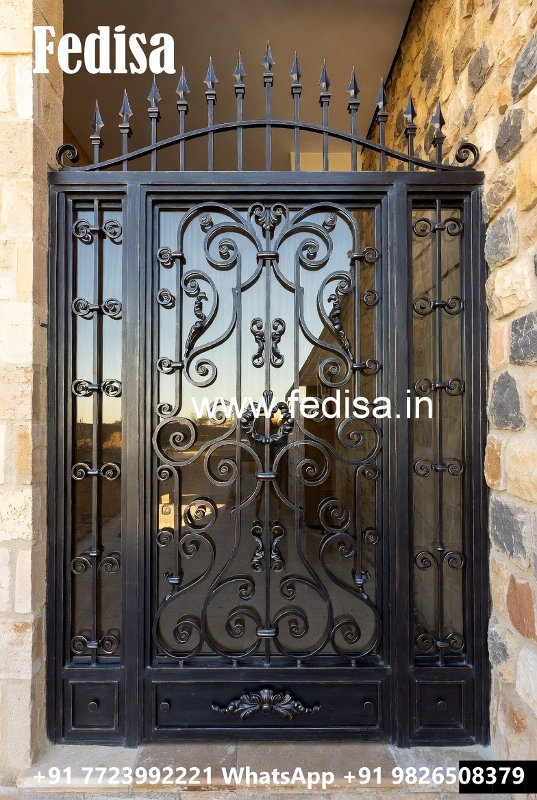 Attractive Decorative Gate Grill Design for Main Doors No-3477