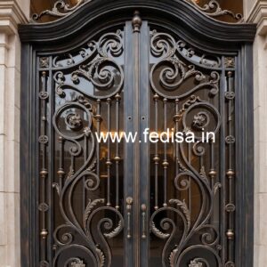Stylish Contemporary Gate Grill Design for Villas No-3486