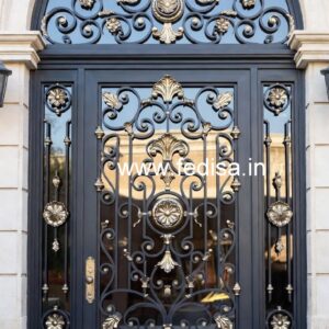 Beautiful Modern Entrance Gate Grill Design No-3490