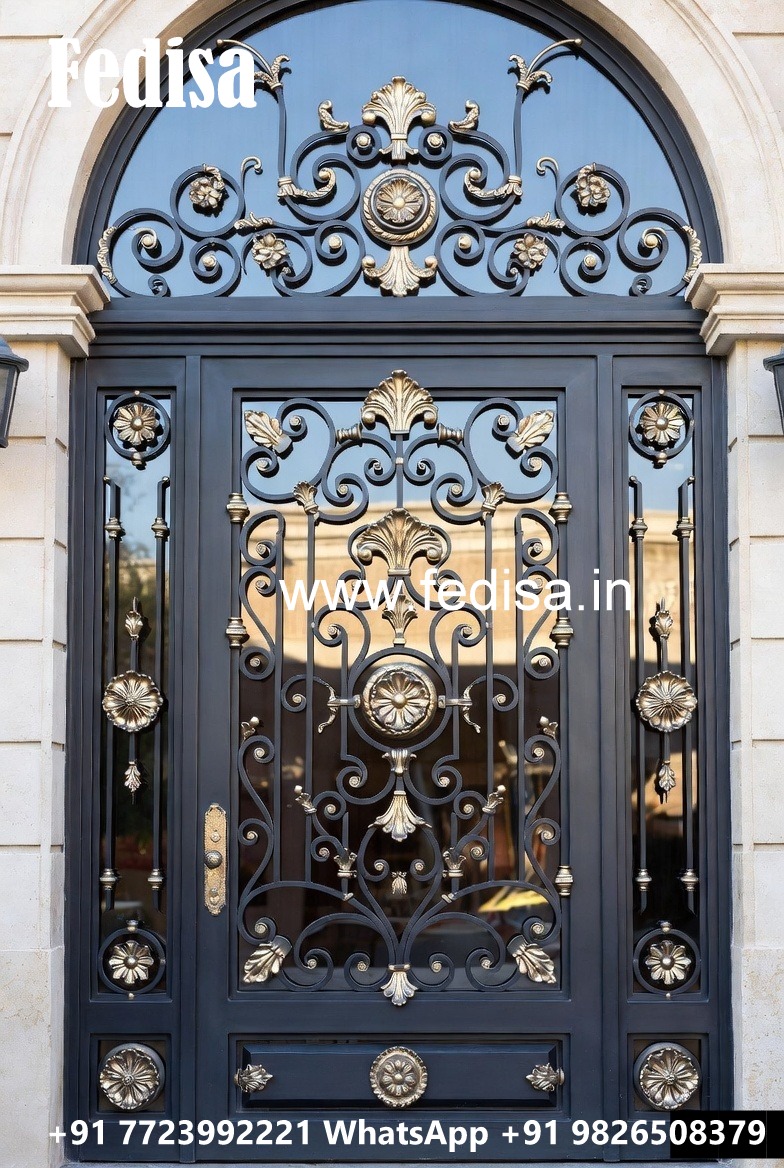 Beautiful Modern Entrance Gate Grill Design No-3490