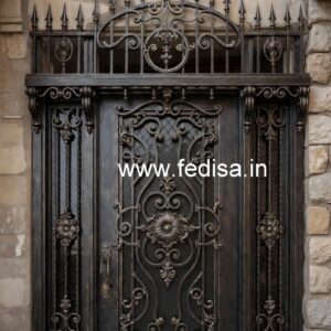 Stylish Exterior Grill Gate Design for Elegant Entrances No-3503