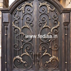 Fancy Residential Gate Grill Design for Modern Villas No-3509
