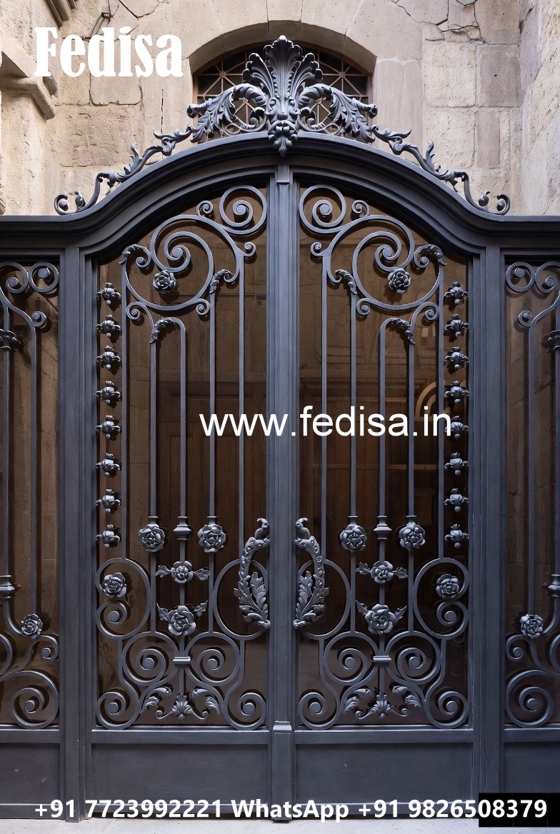 Beautiful Main Gate Grill Design for Stylish Houses No-3517