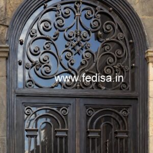Elegant Iron Grill Gate Design for Contemporary Homes No-3521