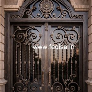 Elegant Designer Gate Grill Design for Luxury Residences No-3530