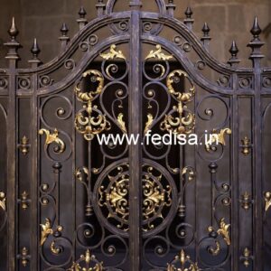 Stylish Decorative Entrance Gate Grill Design No-3546