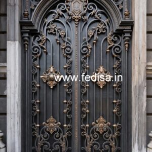 Stylish Geometric Grill Gate Design Inspiration No-3553