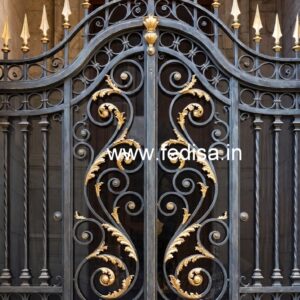 Artistic Front House Grill Gate Design Trends No-3573