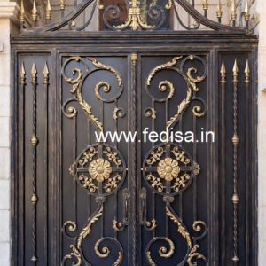 Elegant Modern Exterior Grill Gate Design No-3575