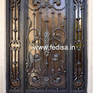 Modern Exterior Steel Grill Gate Design No-3583