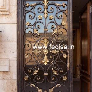 Luxury Villa Front Entrance Gate Grill Design No-3589