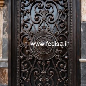 Artistic Elegant Gate Grill Design for Modern Homes No-3591