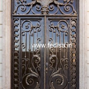 Elegant Stylish Main Entrance Gate Grill Design No-3596
