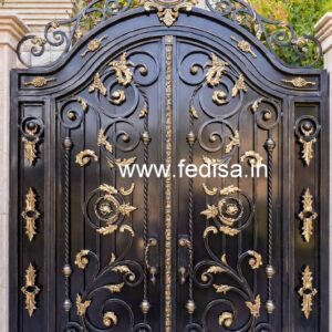 Artistic Decorative Steel Grill Gate Design Ideas No-3597