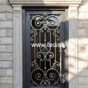 Classic Gate Grill Design for Traditional House Fronts No-3612
