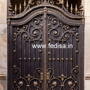 Stylish Metal Gate Grill Design for Main Entrance No-3641