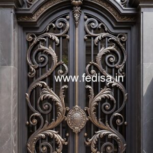 Elegant Home Gate Grill Design with Artistic Look No-3644