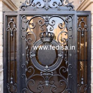 Designer Iron Gate Grill Design for Elegant Houses No-3646