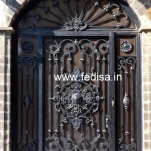 Fancy Front Gate Grill Design for Modern Homes No-3649