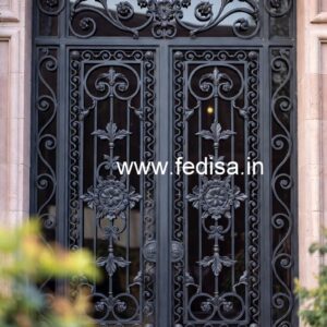 Artistic Steel Gate Grill Design for Home Fronts No-3660
