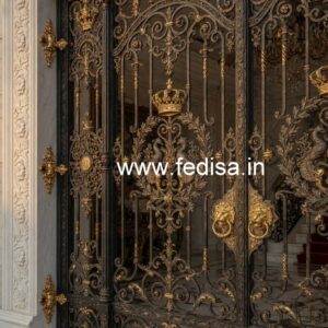 Royal Style Gate Grill Design for Home Entrance No-3664