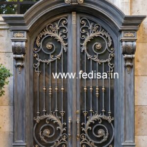 Black and Gold Gate Grill Design Inspiration No-3665