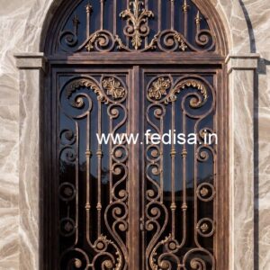 Stylish Iron Gate Grill Design with Modern Appeal No-3670