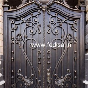 Heavy Iron Gate Grill Design for Luxury Homes No-3672