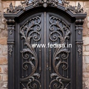 Fancy Metal Gate Grill Design for Modern Villas No-3683