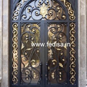 Modern Luxury Gate Grill Design for House Front No-3702