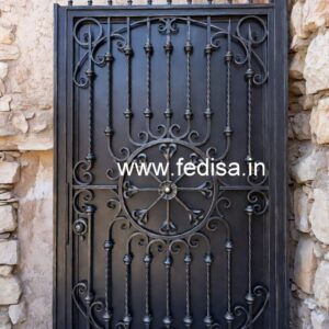 Artistic Main Gate Grill Design for Contemporary Houses No-3705