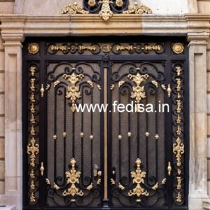 Royal Front Gate Grill Design for Contemporary Villas No-3719