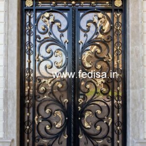 Artistic Villa Entrance Gate Grill Design Inspiration No-3728