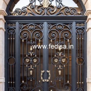 Elegant Decorative Grill Gate Design for Front Entrance No. 3732