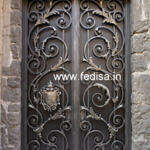 Elegant Security Gate Grill Design for Modern Houses No-3743