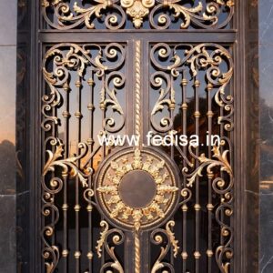 Luxury Front Elevation Gate Grill Design Inspiration No-3751
