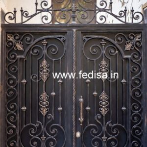 Artistic House Entrance Grill Gate Design No-3752
