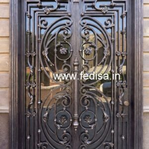 Elegant Main Gate Grill Design for Luxury Residences No-3753